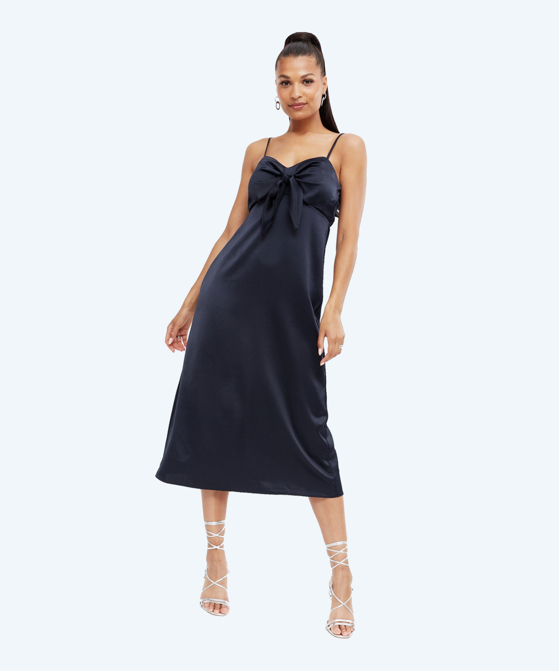 Slim dress linen style