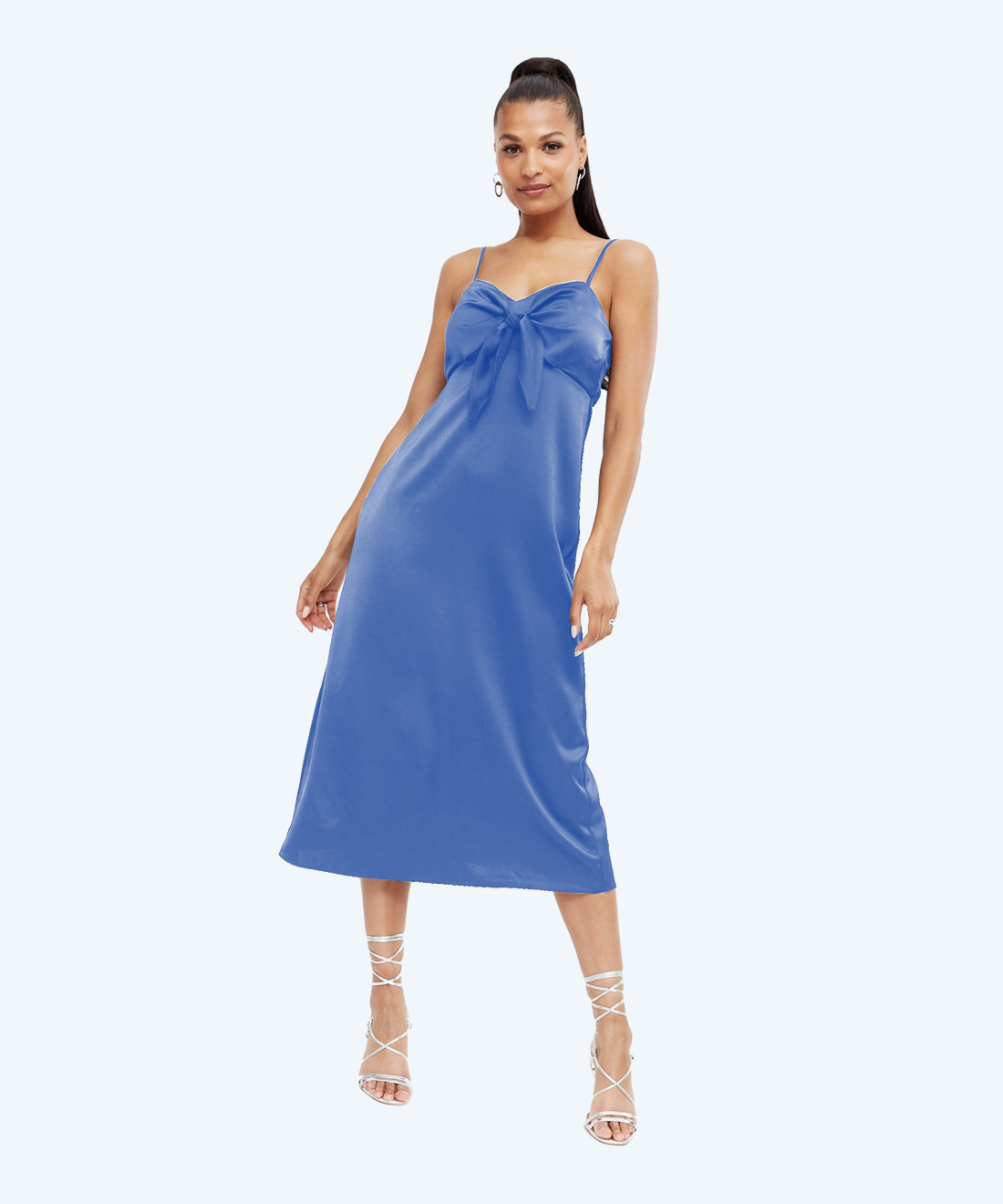 Slim dress linen style