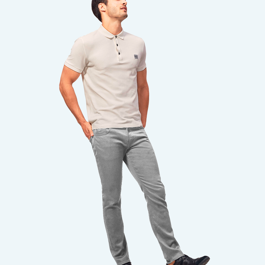 Classic denim trousers