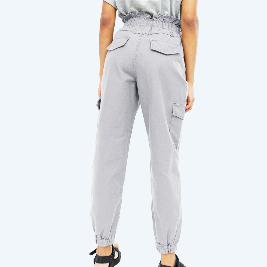 High waist trousers