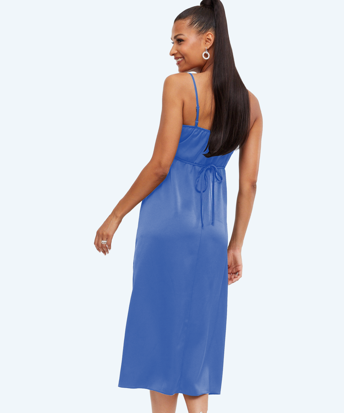 Slim dress linen style