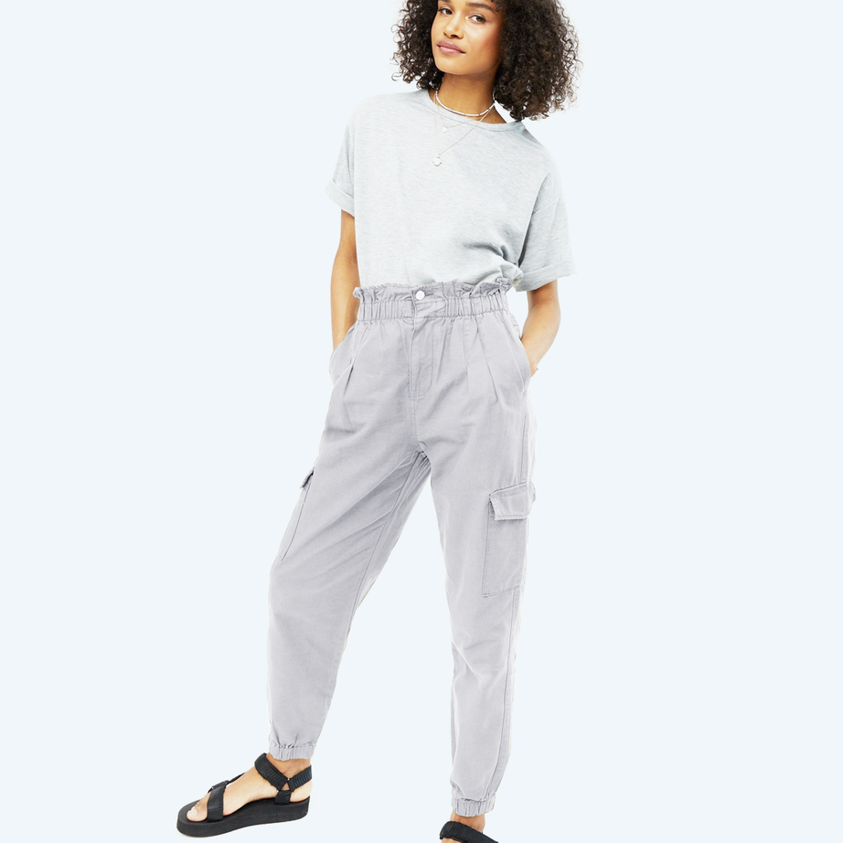 High waist trousers
