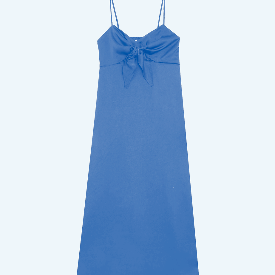 Slim dress linen style