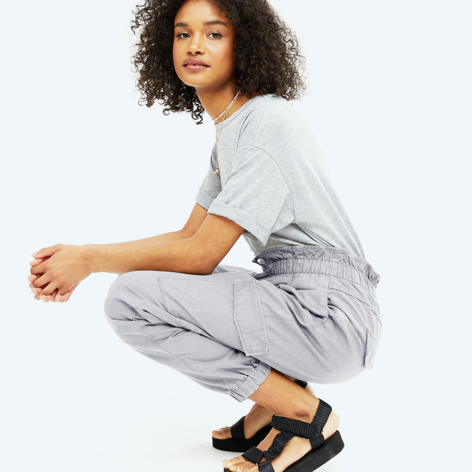 High waist trousers