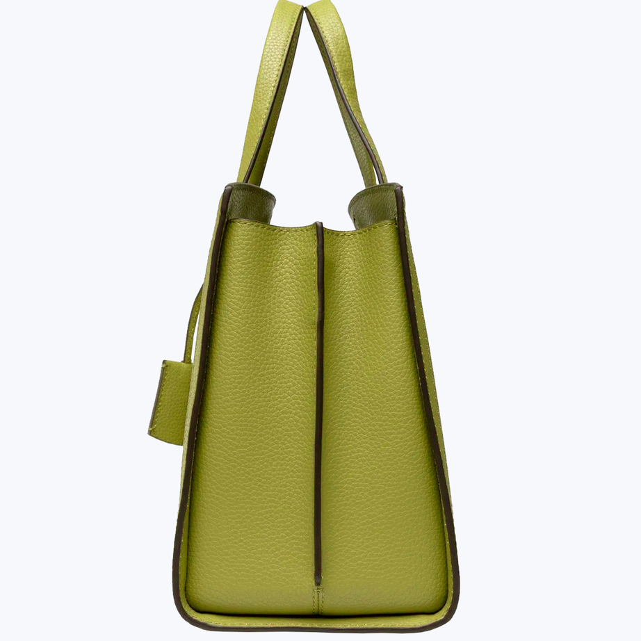 Leather tote bag