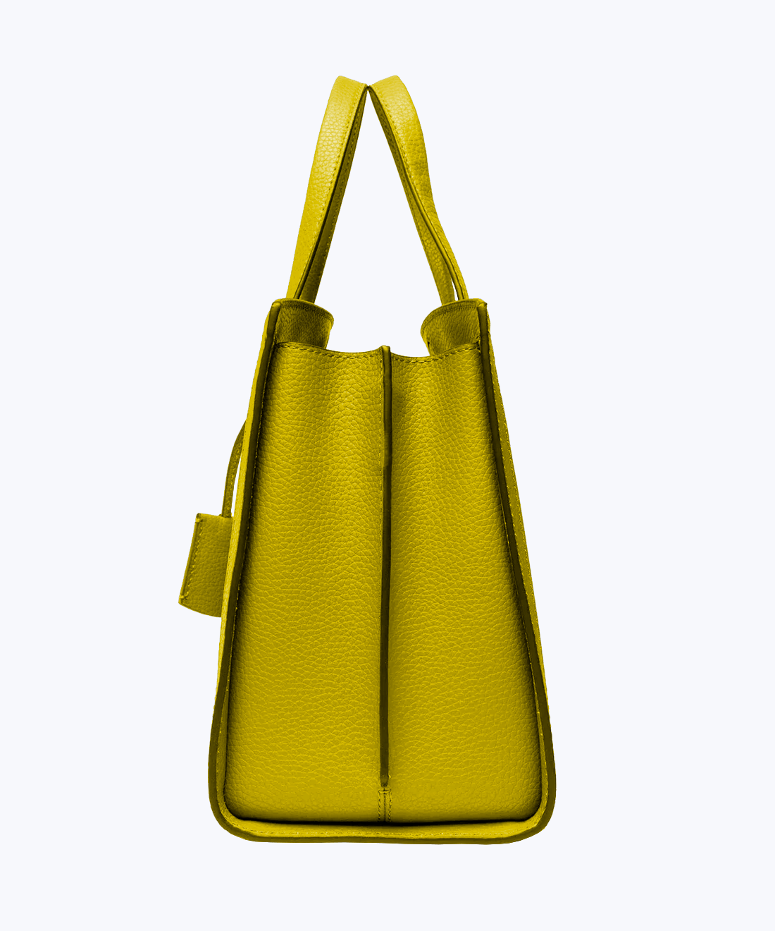 Leather tote bag