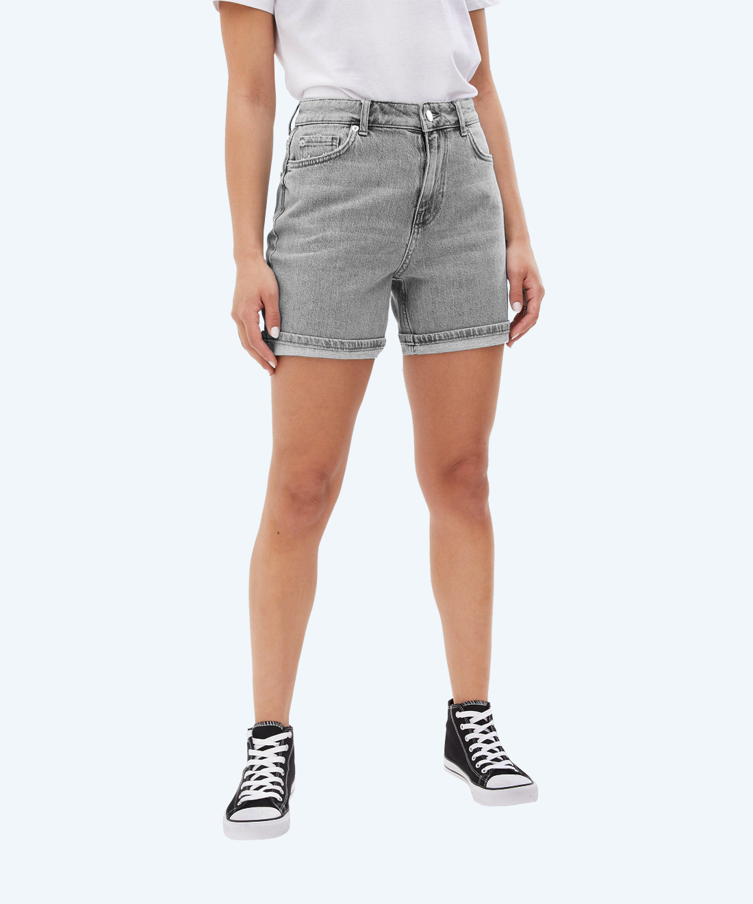 Short denim shorts