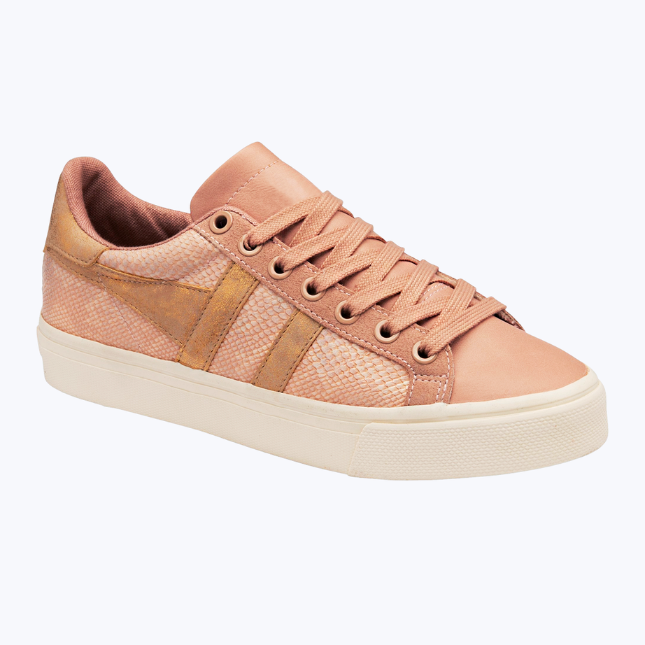 Snakeskin effect sneakers