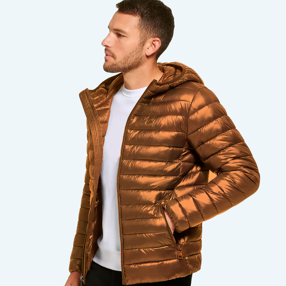 Satin padded jacket