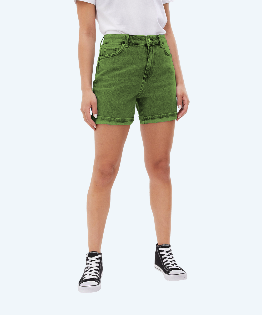 Short denim shorts