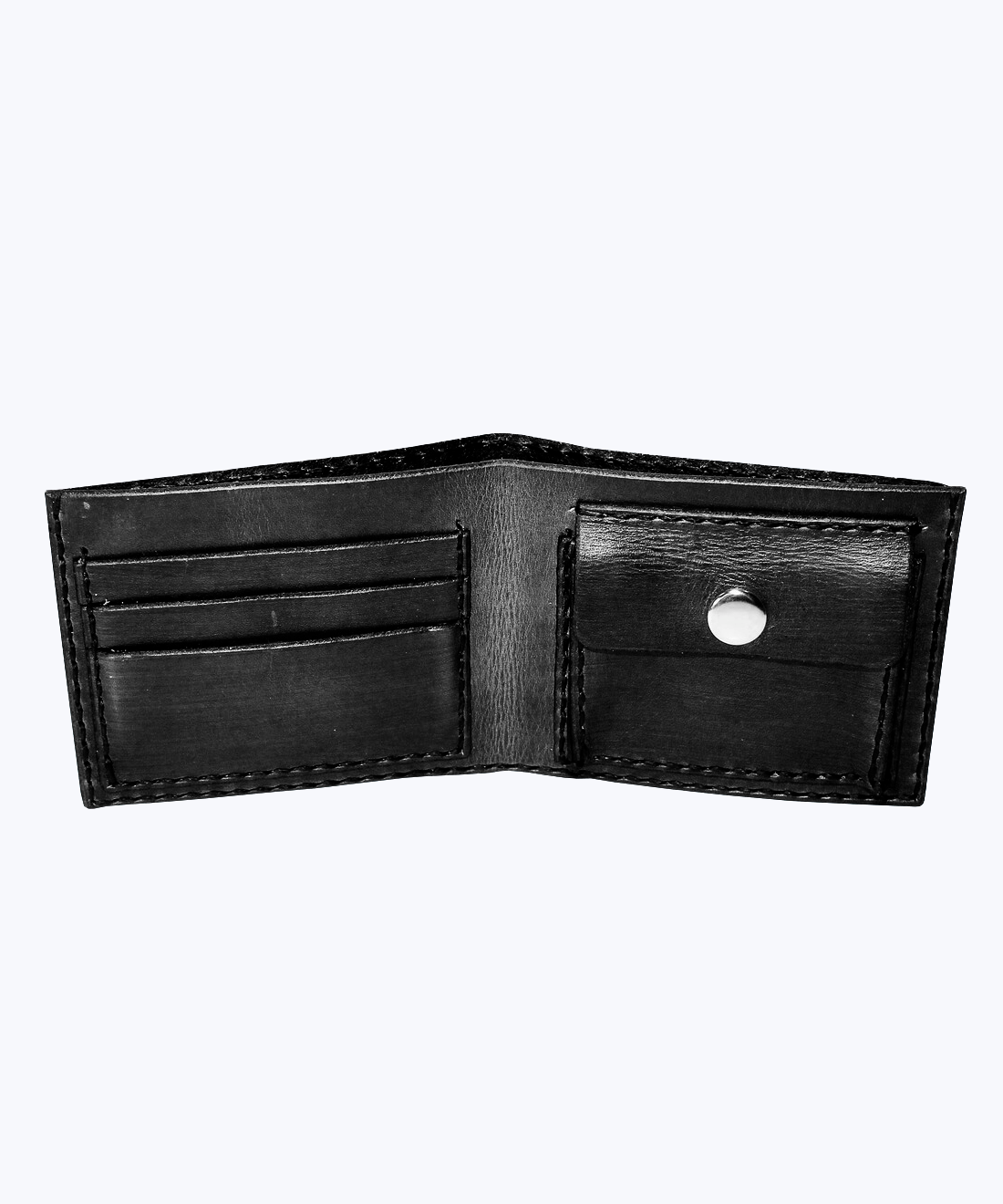 Rough leather wallet