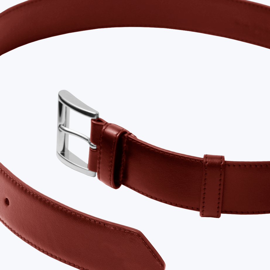 Men's leather belt