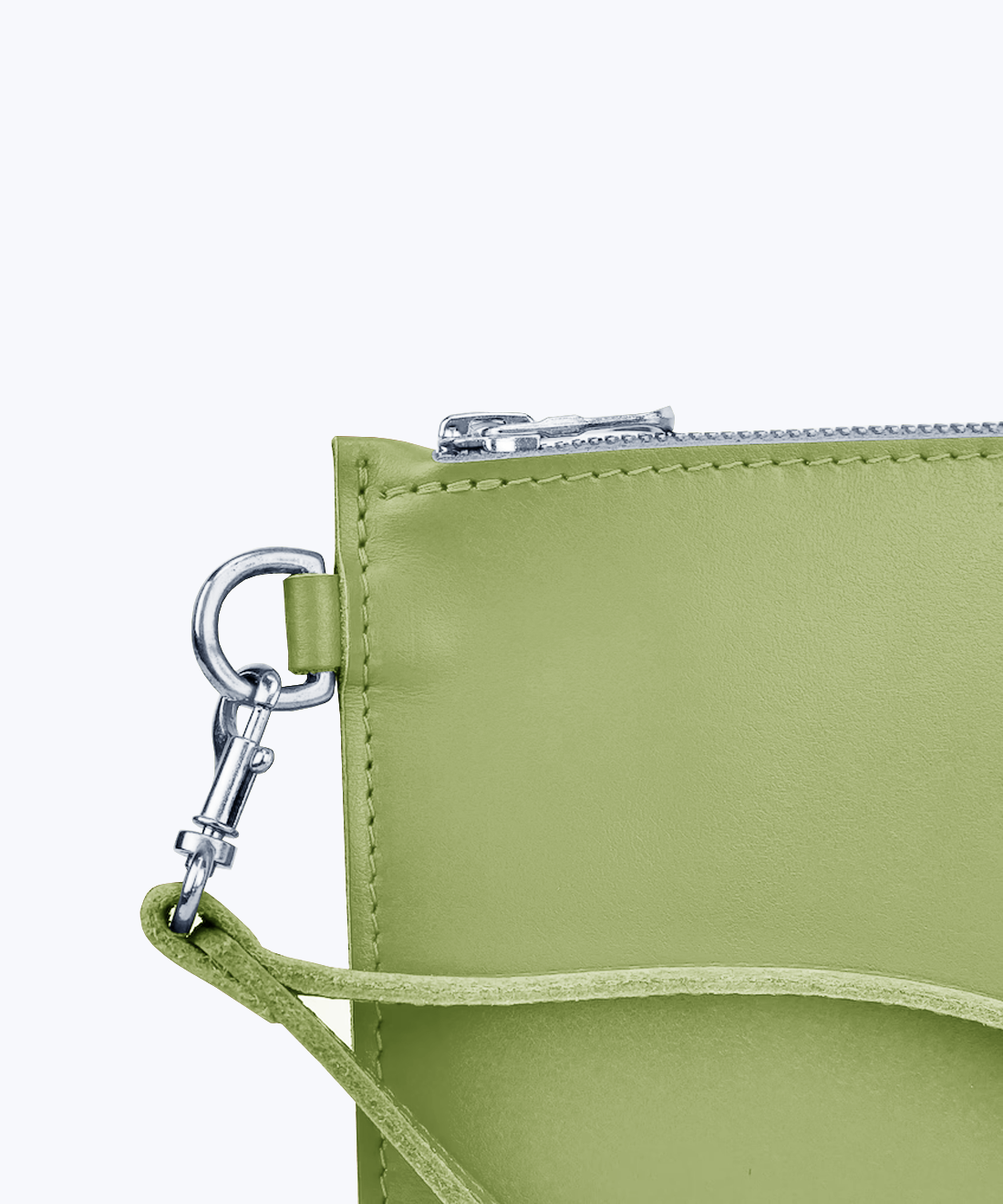 Clutch with wrist strap