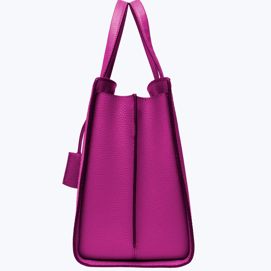 Leather tote bag