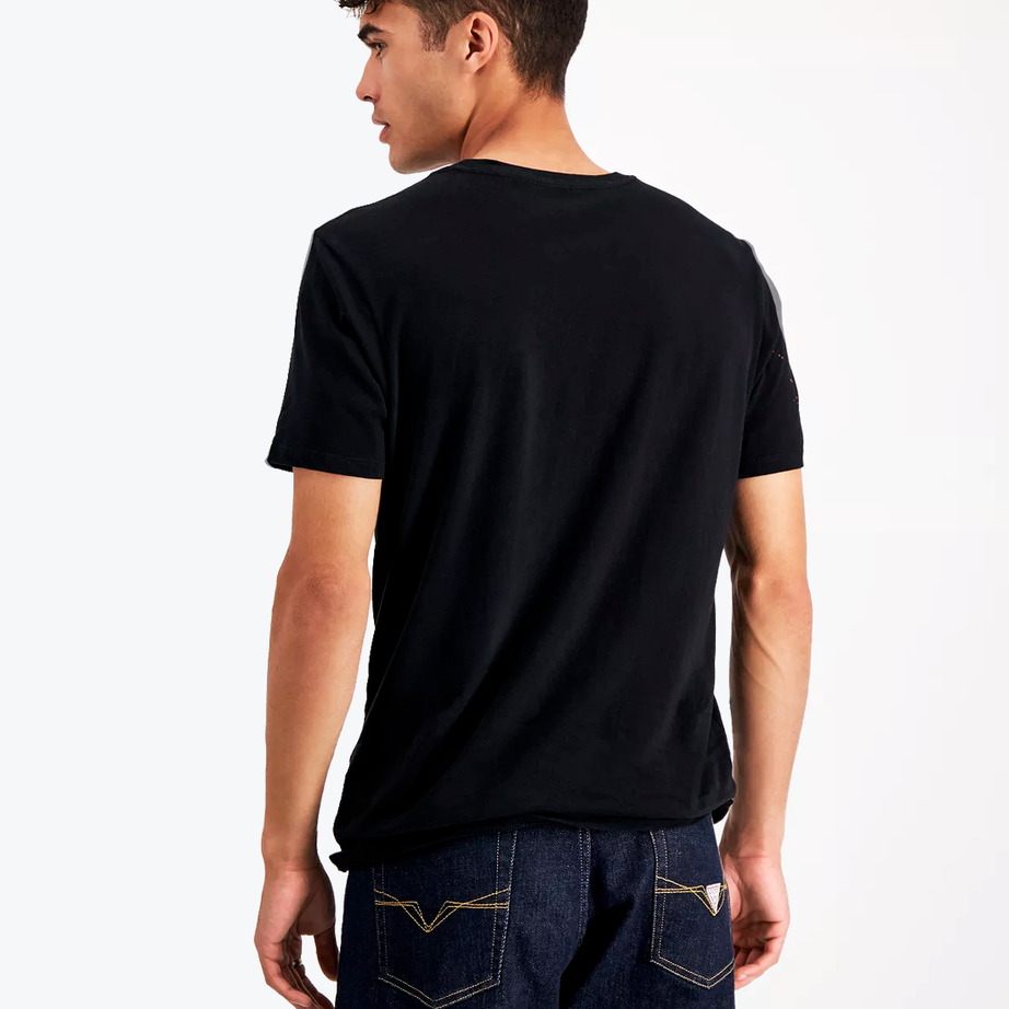 Black t-shirt with print