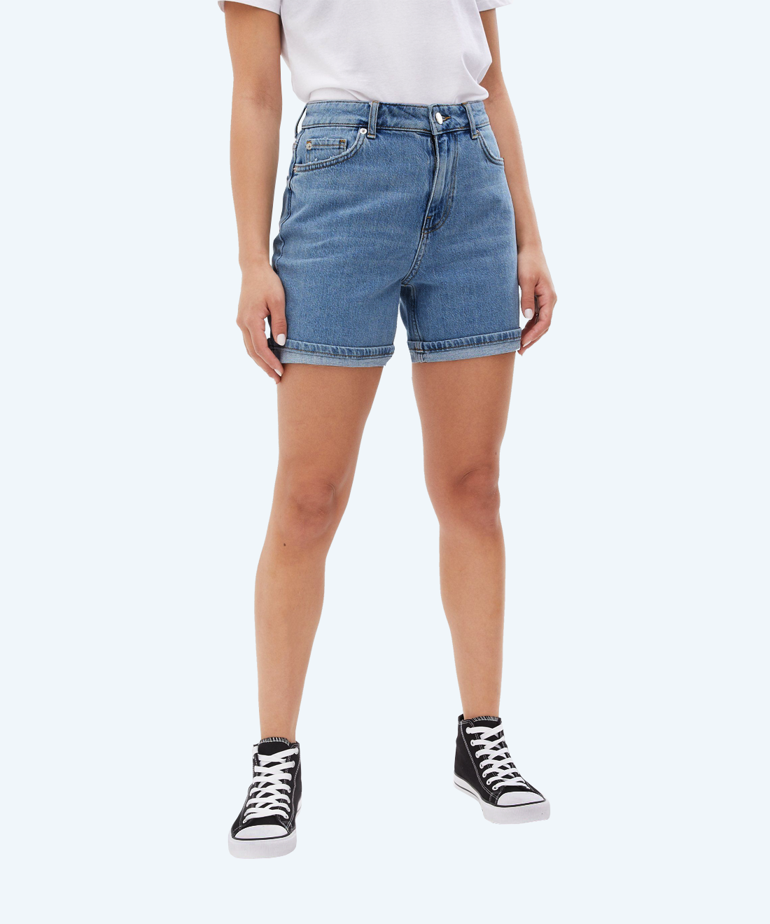 Short denim shorts