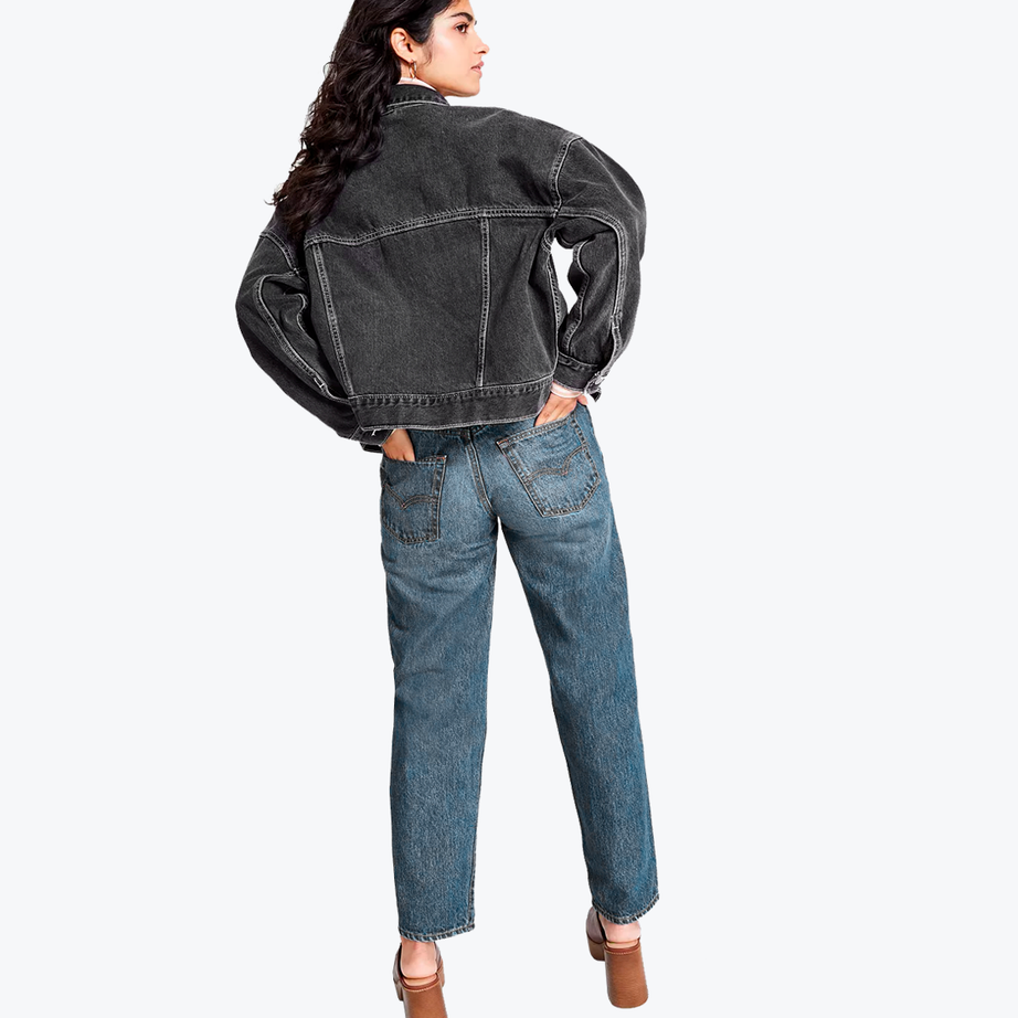 Oversized denim jacket