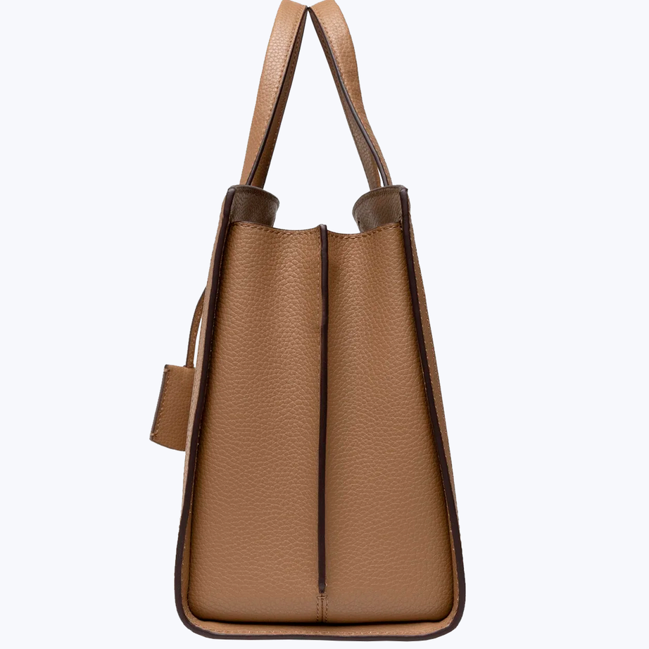 Leather tote bag