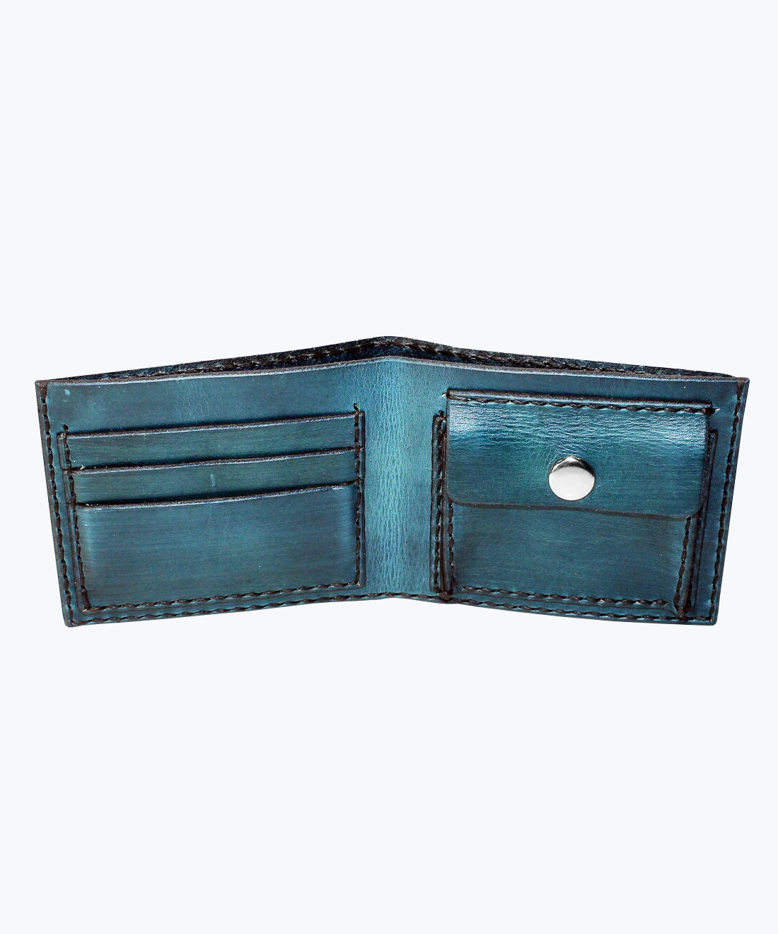 Rough leather wallet