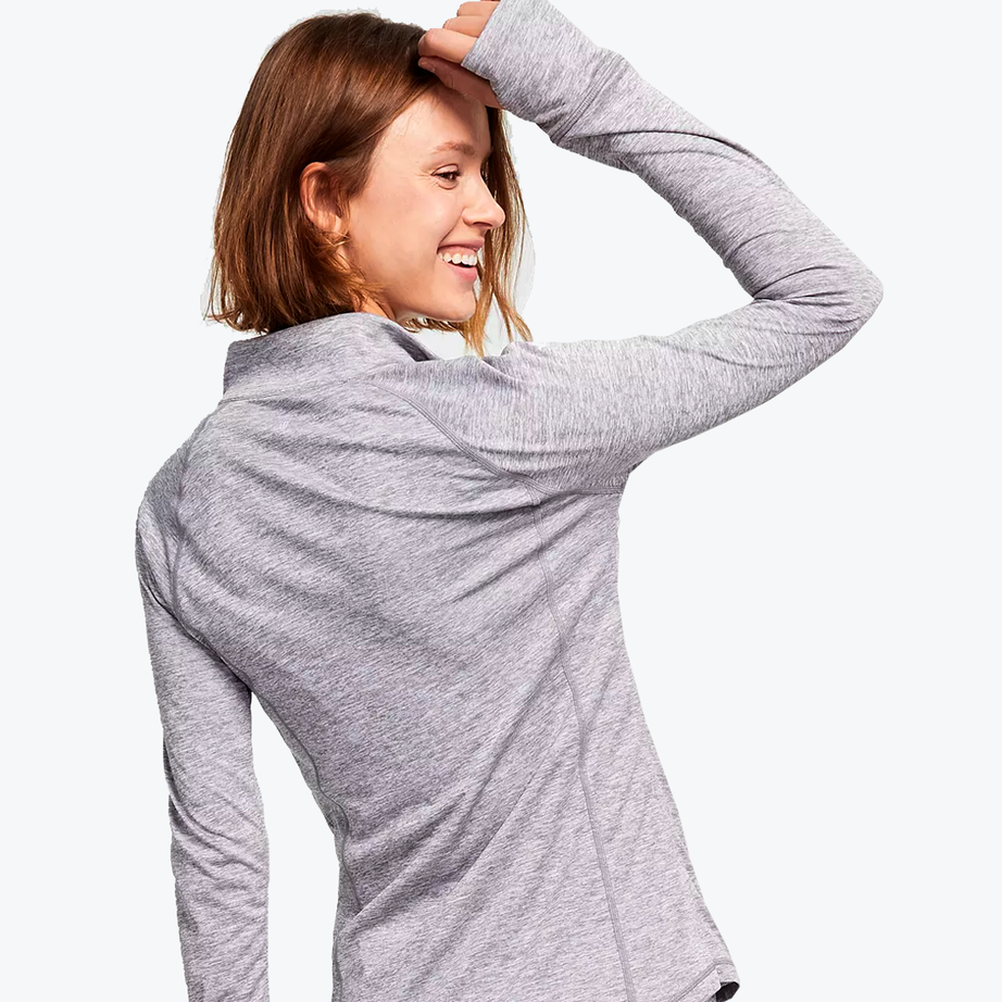 Grey full zip jacket