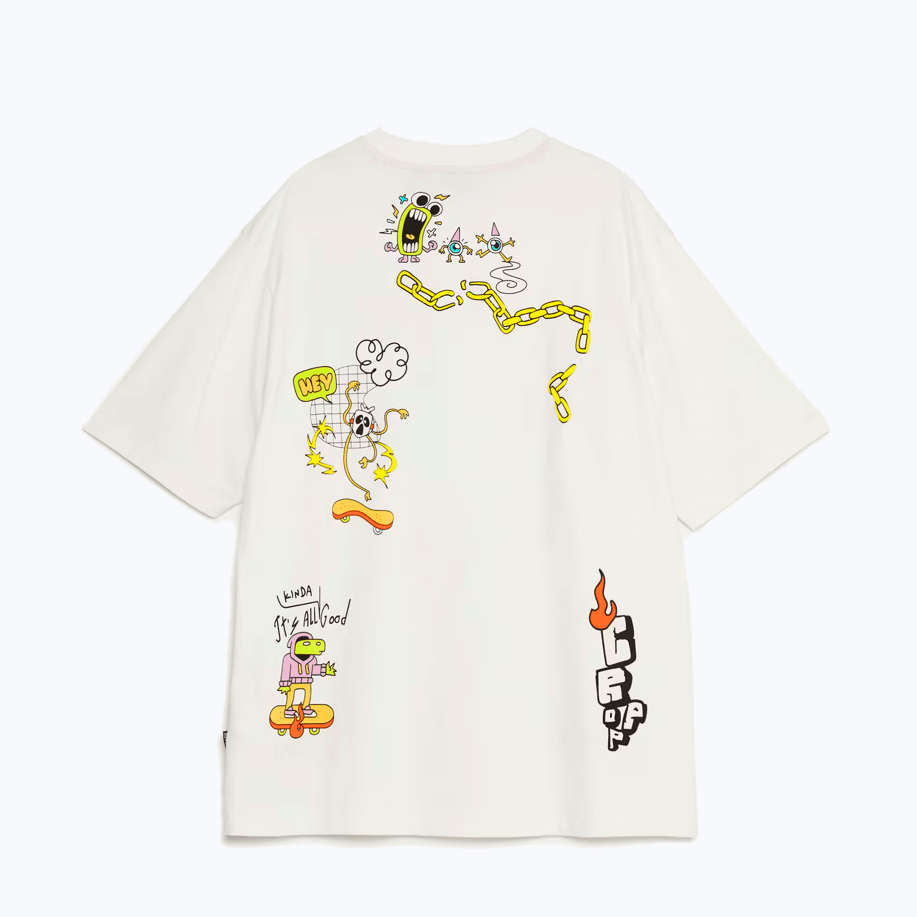 Graffiti neon T-shirt