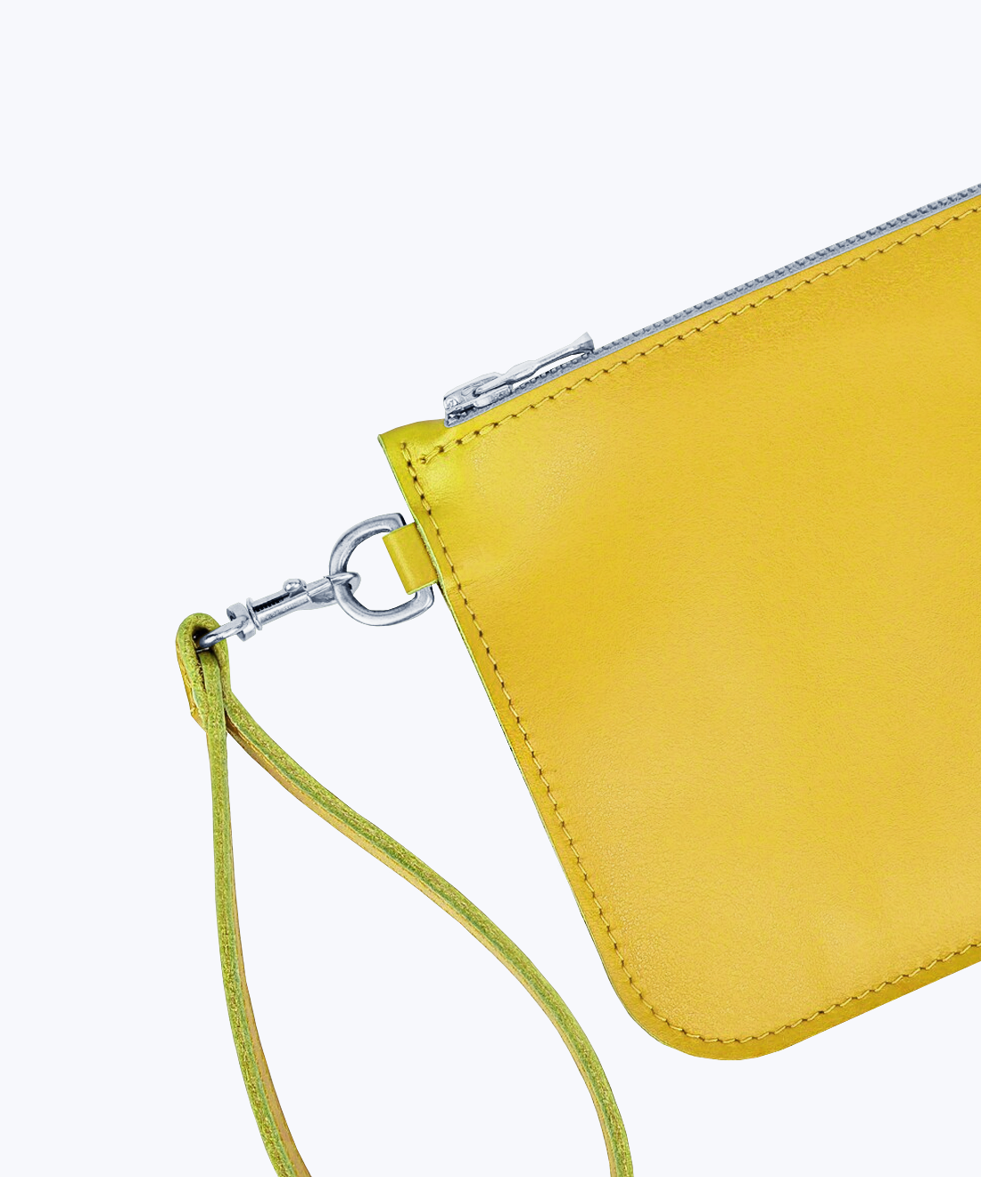 Clutch with wrist strap
