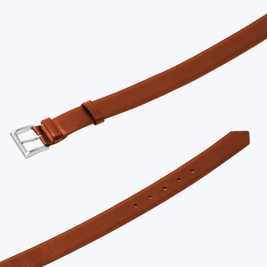 Men's leather belt