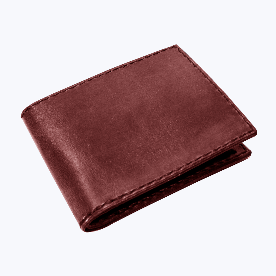 Rough leather wallet