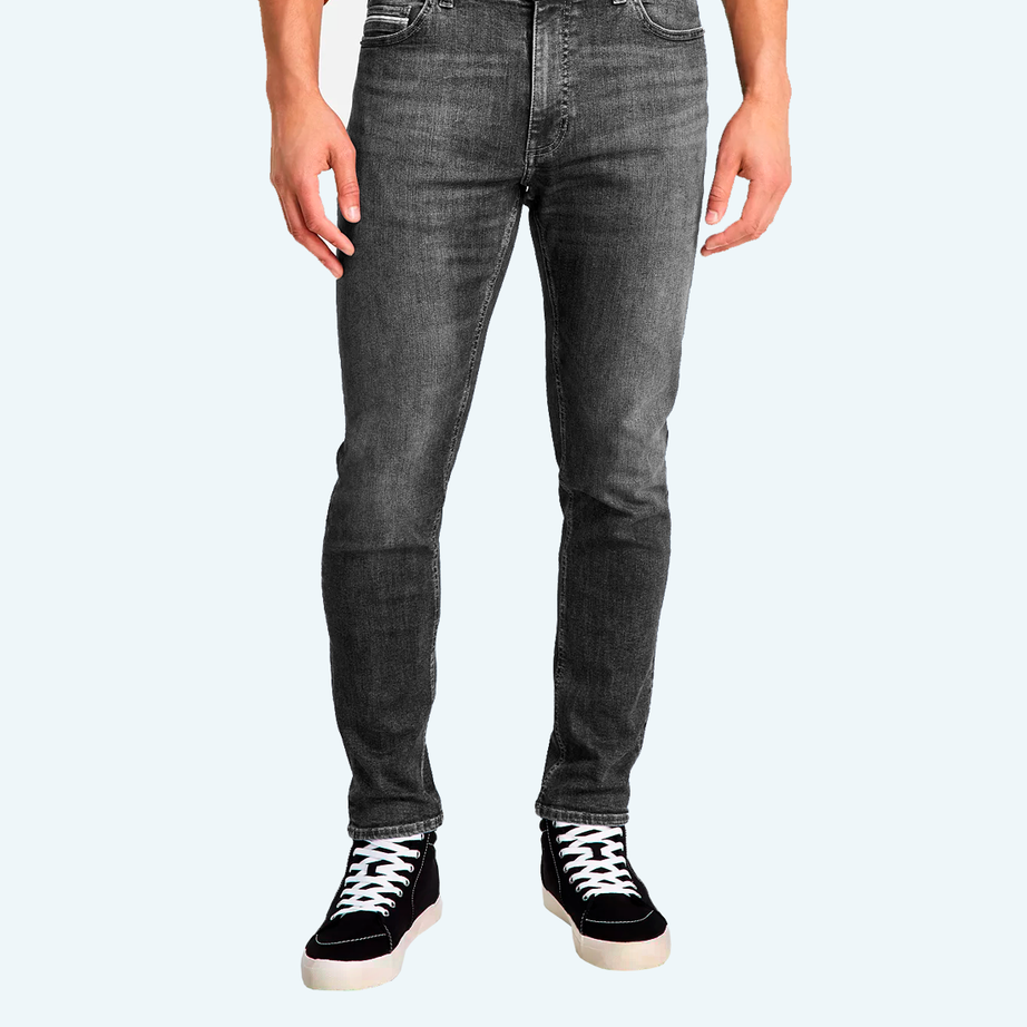Worn stylish jeans