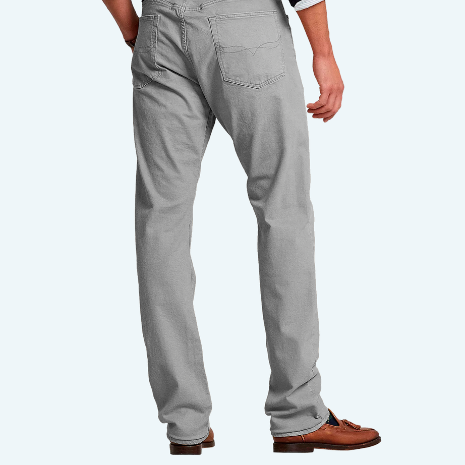 Demi-season denim trousers