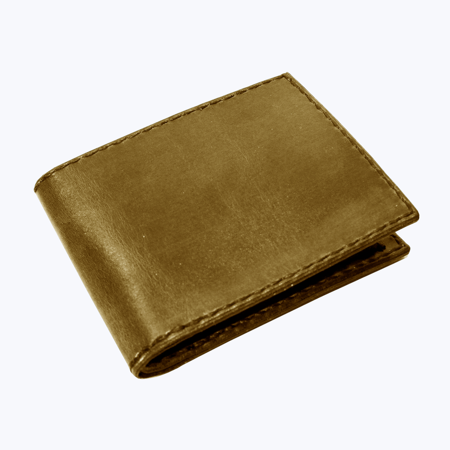 Rough leather wallet