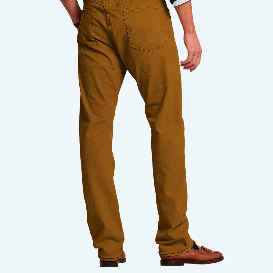 Demi-season denim trousers