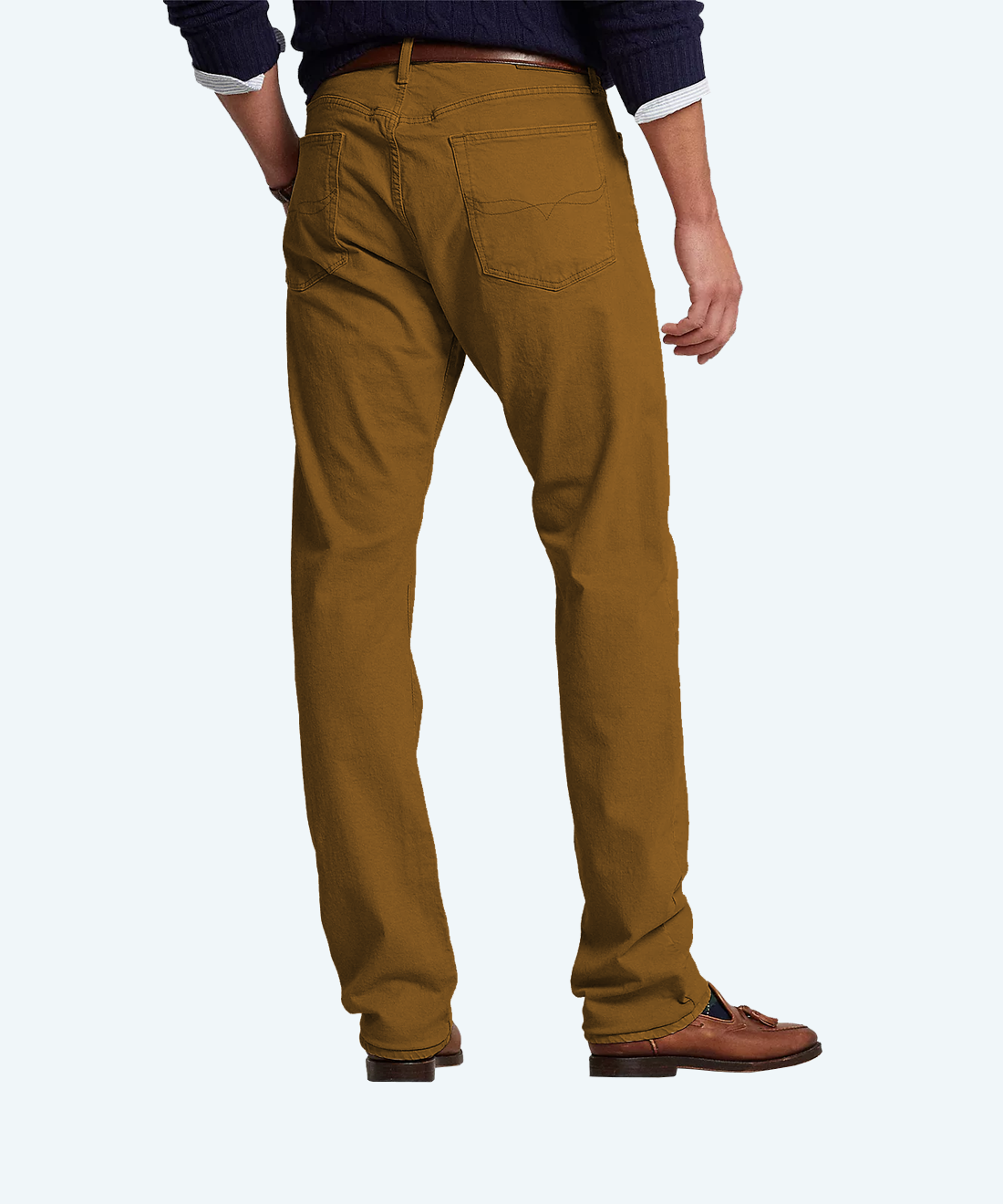 Demi-season denim trousers