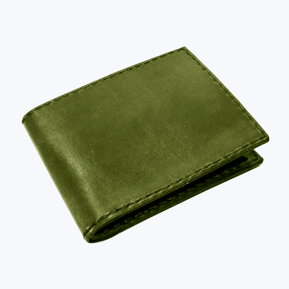 Rough leather wallet