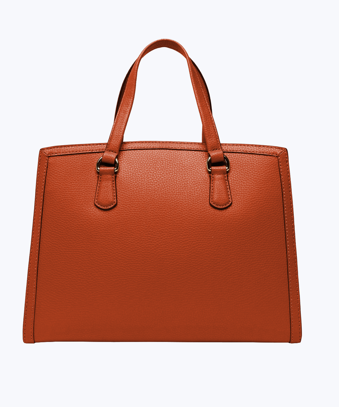 Leather tote bag