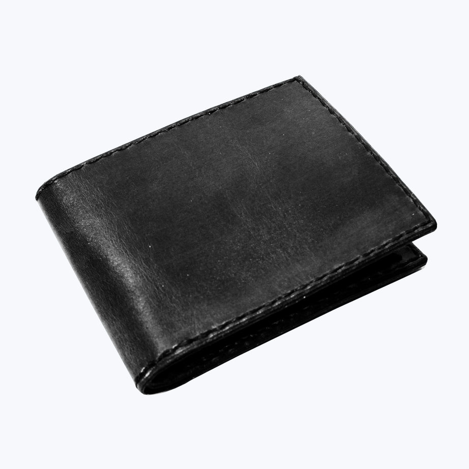 Rough leather wallet