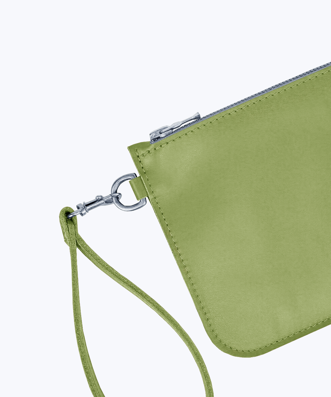 Clutch with wrist strap