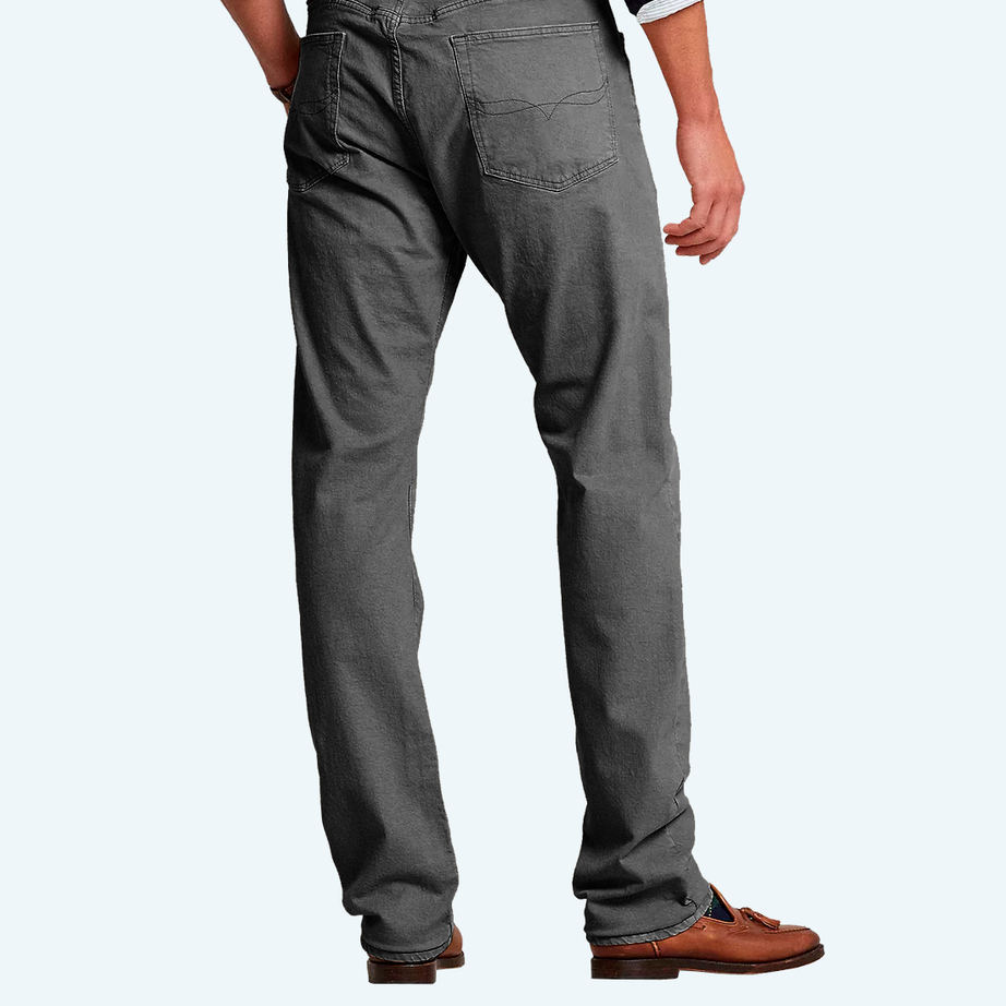 Demi-season denim trousers