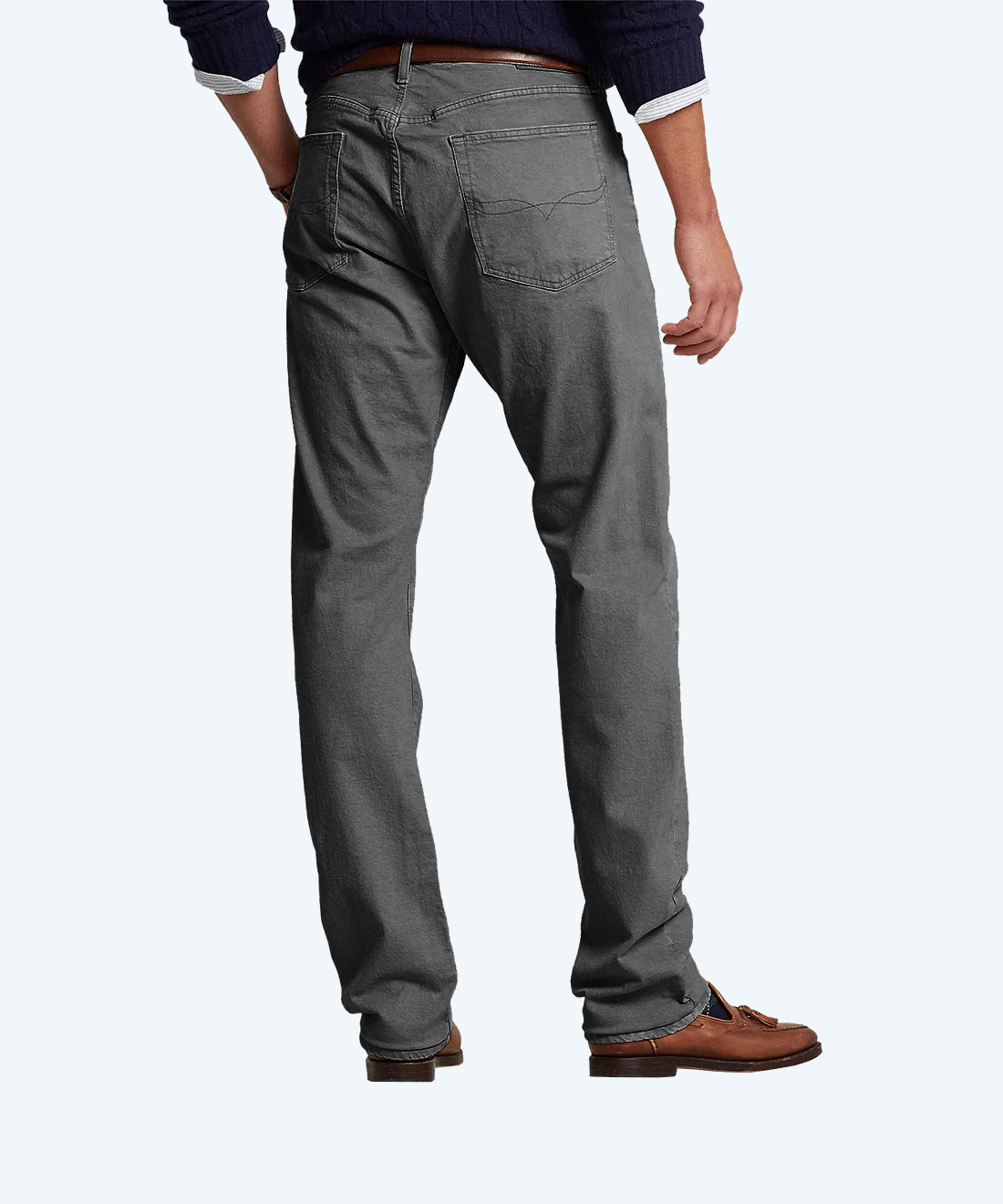 Demi-season denim trousers
