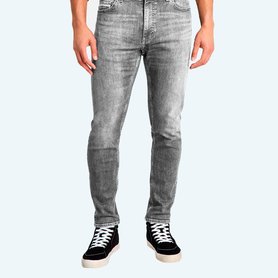 Worn stylish jeans