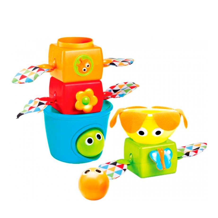 Pyramid flower toy