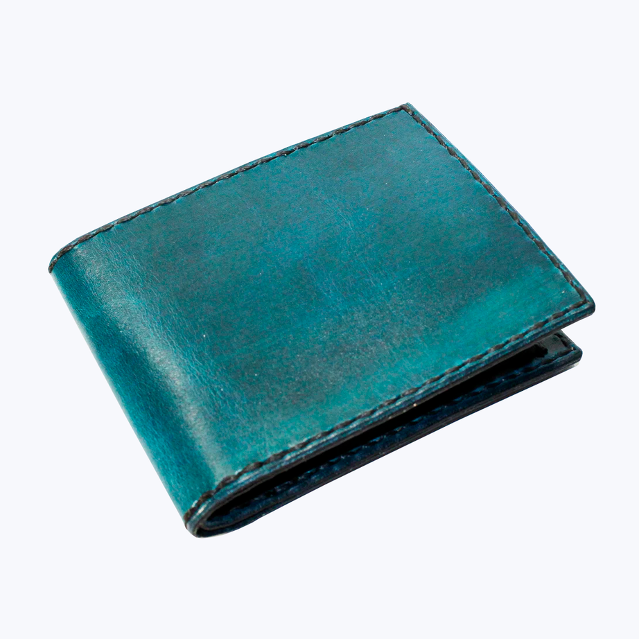 Rough leather wallet