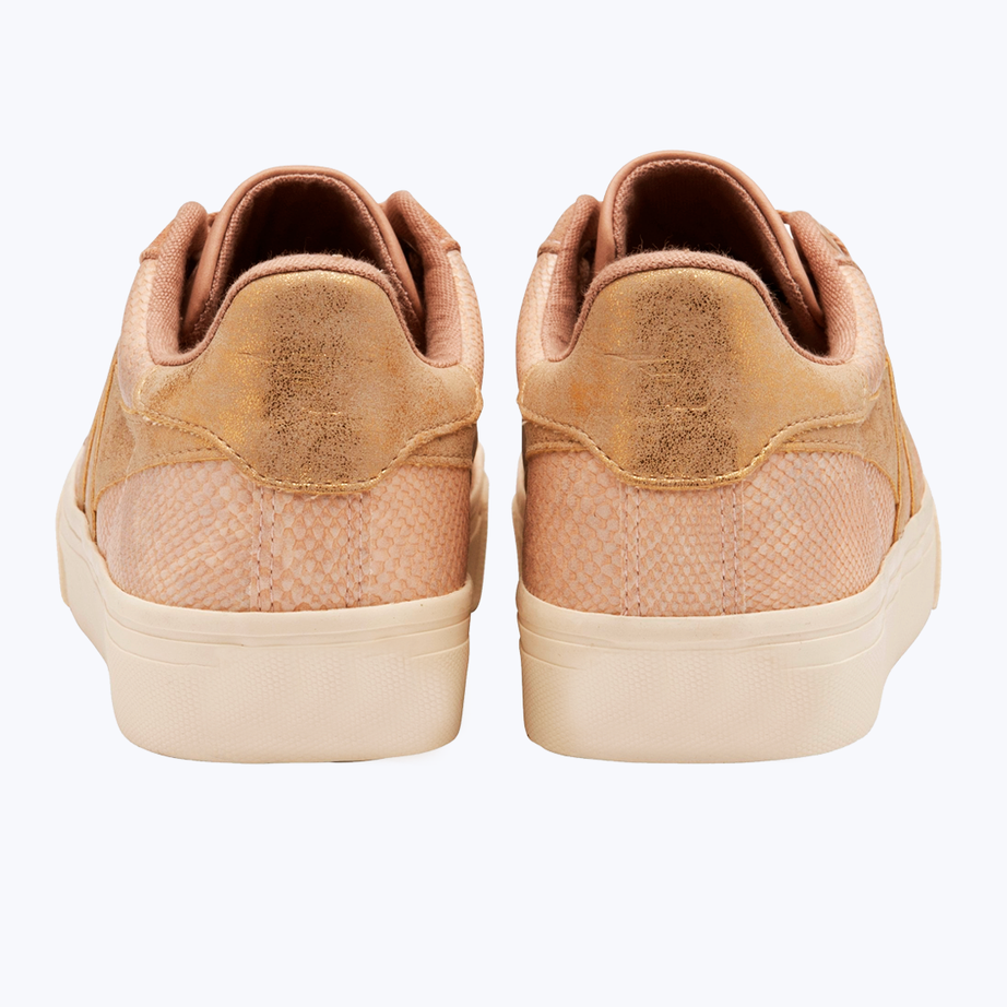 Snakeskin effect sneakers