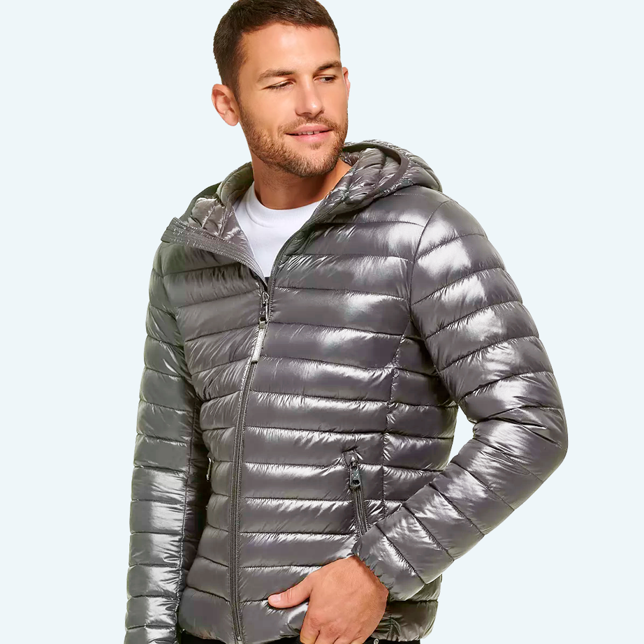Satin padded jacket