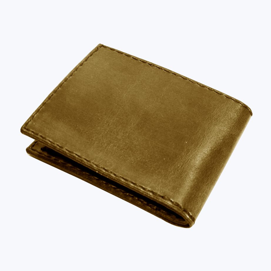 Rough leather wallet