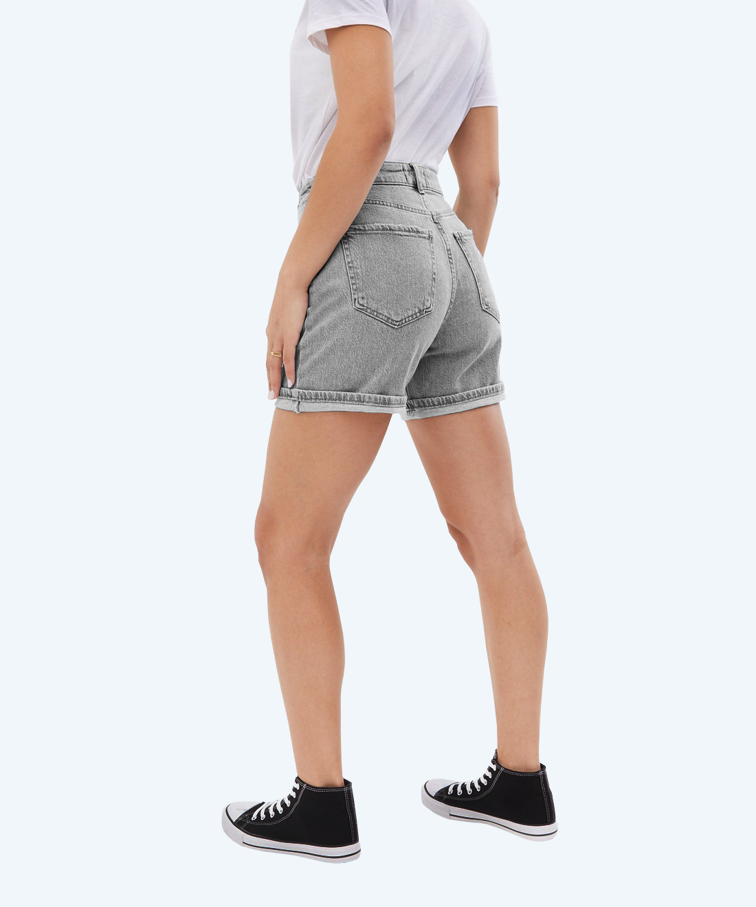 Short denim shorts