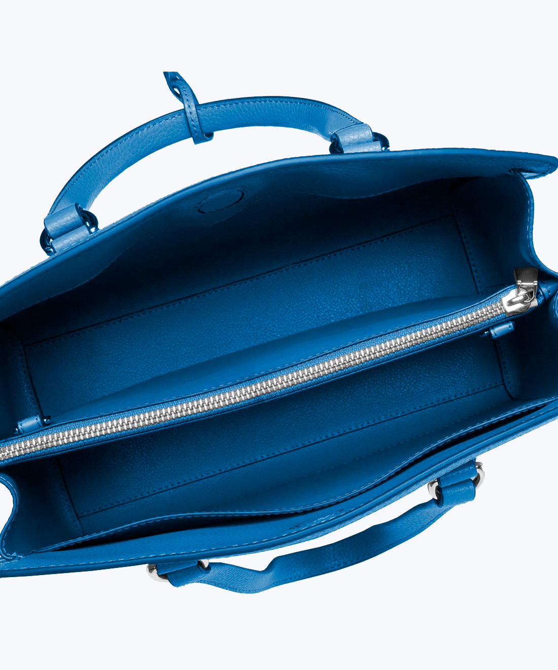 Leather tote bag