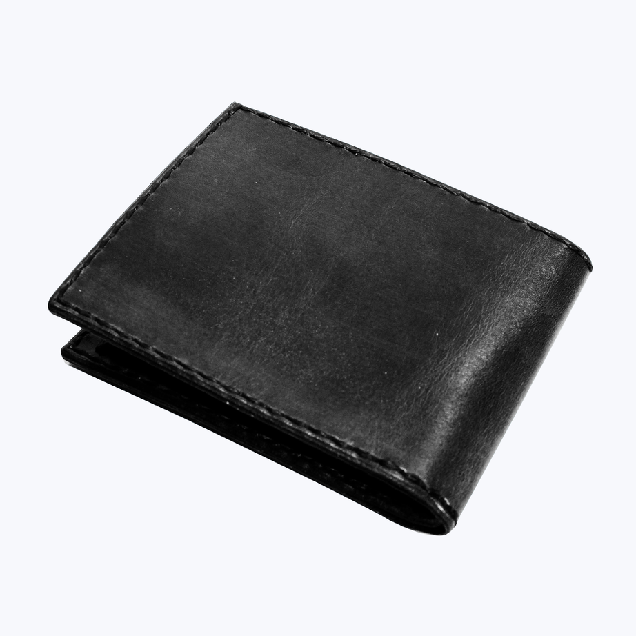 Rough leather wallet