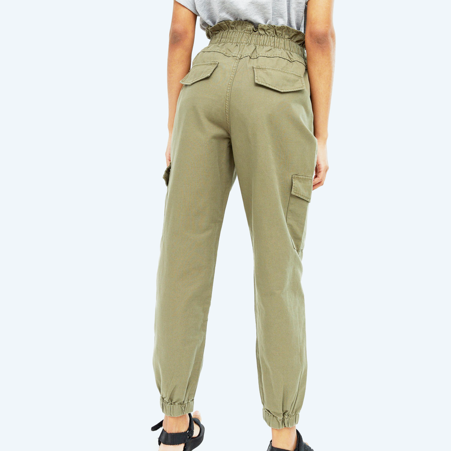 High waist trousers