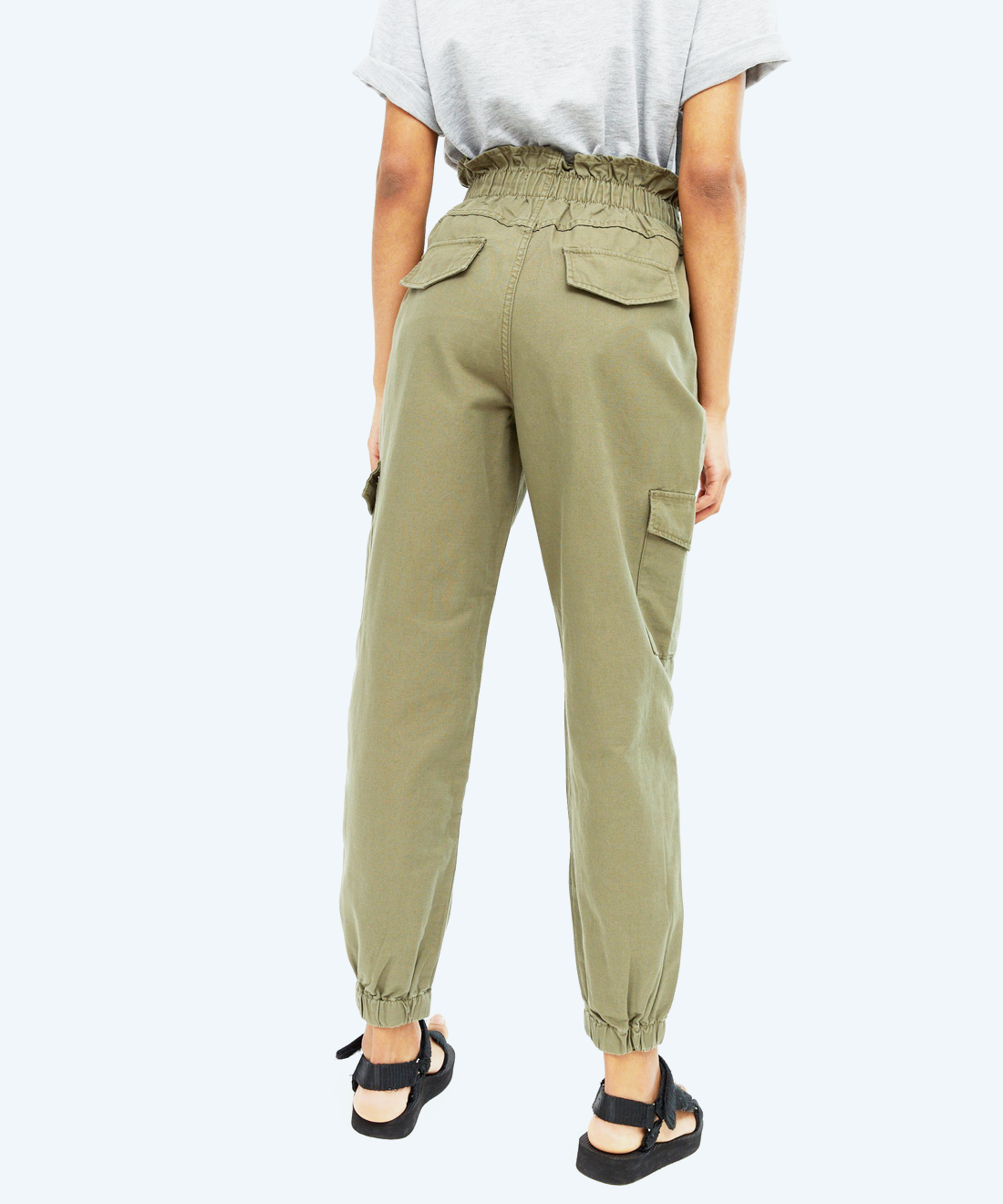 High waist trousers